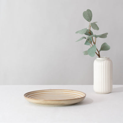 Drift Clay Dinner Plate- Beige