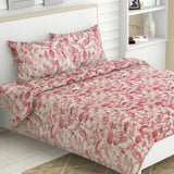 Leafy Oasis, 100% Cotton Double Size Bedsheet, 186 TC