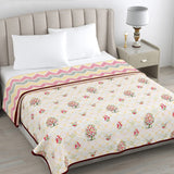 The Ruby Tree  Reversible AC Blanket - Yellow & Red