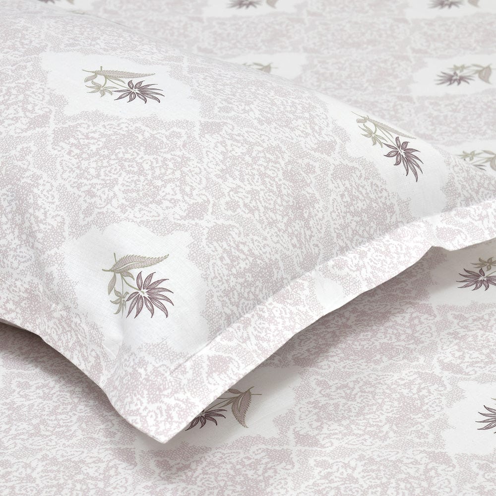 Blossom Motif Lalic 100% Cotton Bedsheet, 186 TC