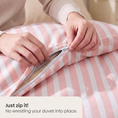 Momoiro Stripe Duvet Cover Set - Duvet Cover | haus & kinder