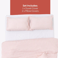 Momoiro Stripe Duvet Cover Set - Duvet Cover | haus & kinder