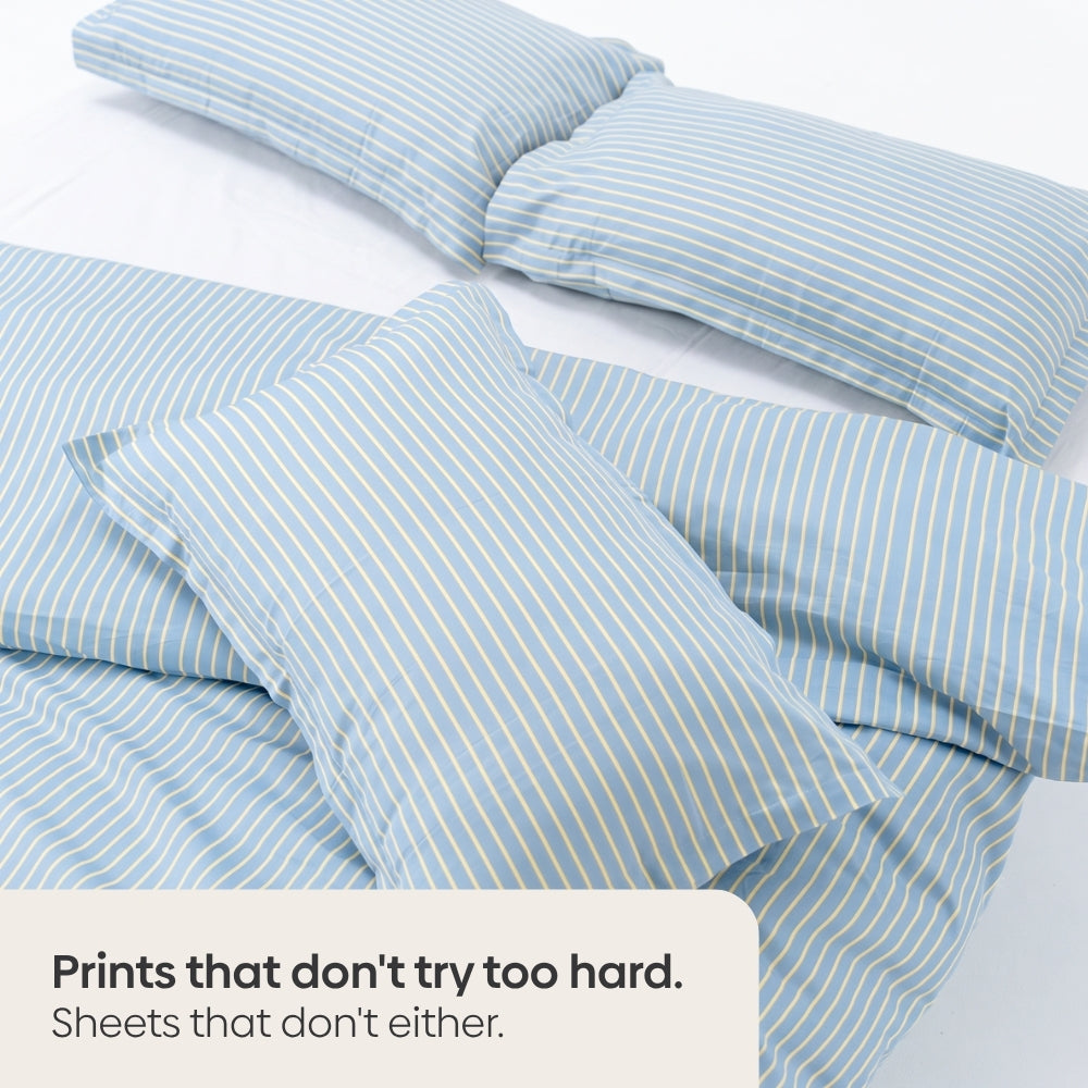 Seiran Stripe Duvet Cover Set
