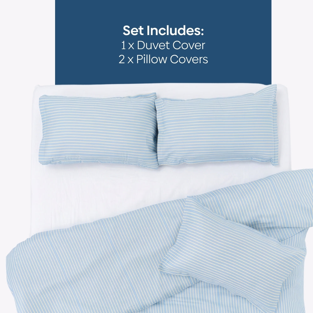 Seiran Stripe Duvet Cover Set