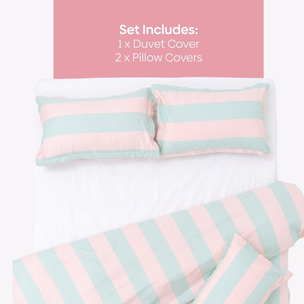 Nagomi Stripe Duvet Cover Set - Duvet Cover | haus & kinder