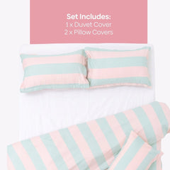 Nagomi Stripe Duvet Cover Set - Duvet Cover | haus & kinder