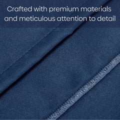 Satin Royale Deep Ocean Blue 300TC Satin 2 Pillow Cover - Pillow Covers | haus & kinder