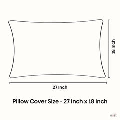 Satin Royale Deep Ocean Blue 300TC Satin 2 Pillow Cover - Pillow Covers | haus & kinder