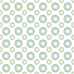 Radiant Circles 100% Cotton Double Bedsheet, 144 TC - Bedsheets | haus & kinder