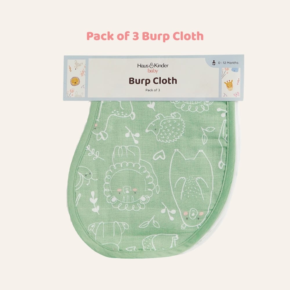 Cottage Coret : Pack of 3 Burp Cloth