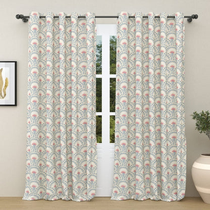 Floral Archway Curtain Set