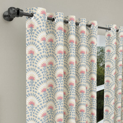 Floral Archway Curtain Set