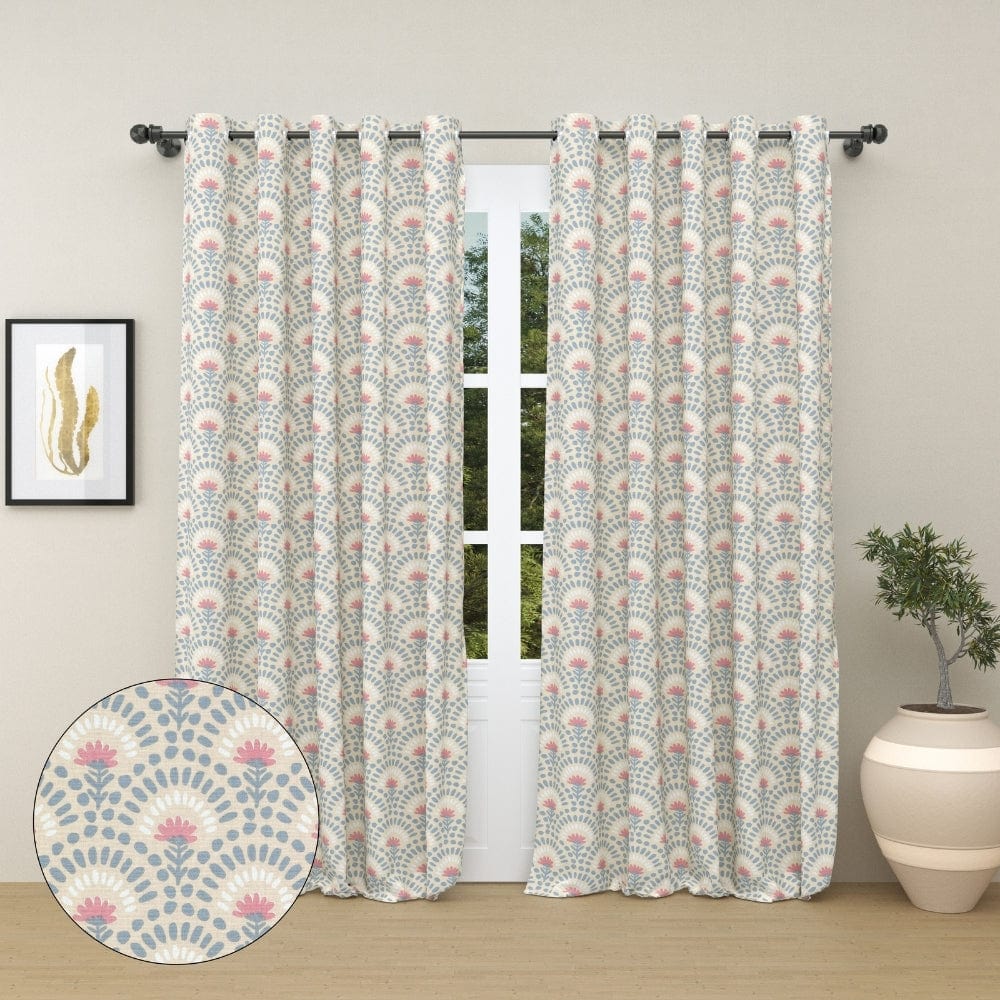 Floral Archway Curtain Set