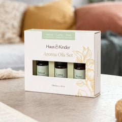 Velour, Luma & Flore Aroma Oil Pack of 3 (10 ml each) - Room Spray | haus & kinder