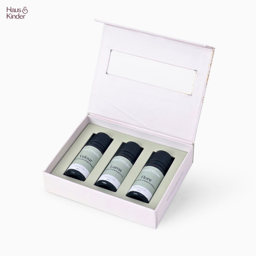 Vlour, Luma & Flore Aroma Oil Pack of 3 (10 ml each)