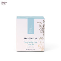 Flore Candle with White Frosted Jar 200 gm - Candles & Fragrances | haus & kinder