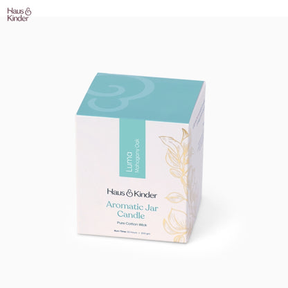 Luma Candle with White Frosted Jar 200 gm