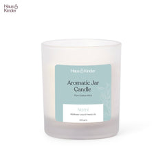Nami Candle with White Frosted Jar 200 gm - Candles & Fragrances | haus & kinder