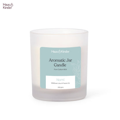 Nami Candle with White Frosted Jar 200 gm