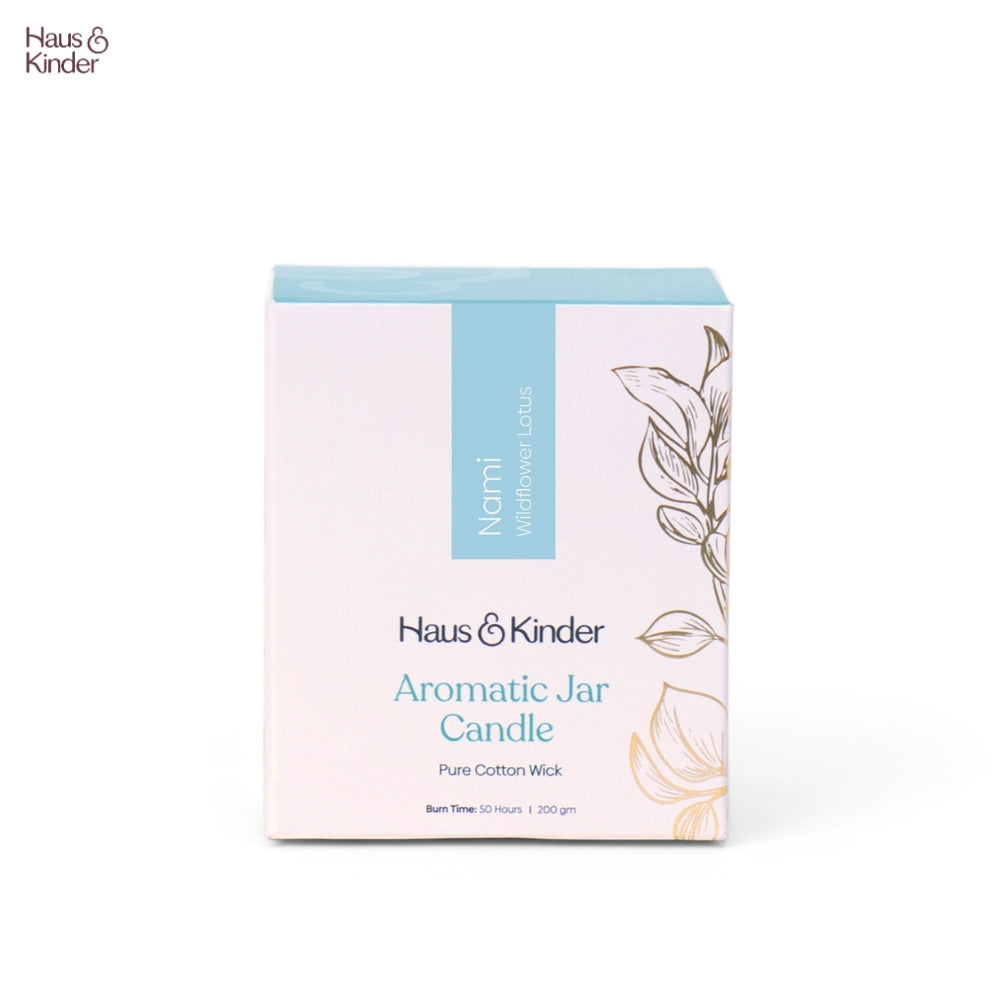 Nami Candle with White Frosted Jar 200 gm