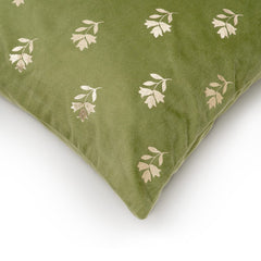 Gold Foil Printed Cotton Velvet Cushion Covers, set of 2 , Festive Flair - Cushion Covers | haus & kinder