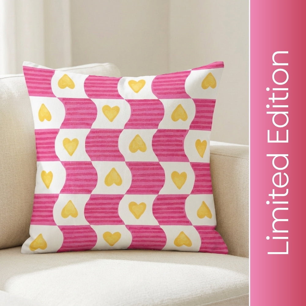 Mother's Day 100% Cotton Digital Printed Cushion Covers, Pack of 3