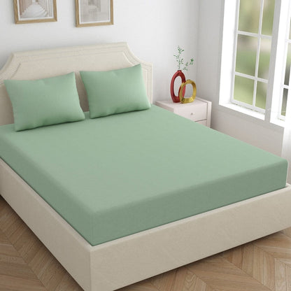 Jersey Fitted Bedsheet - Double/Green