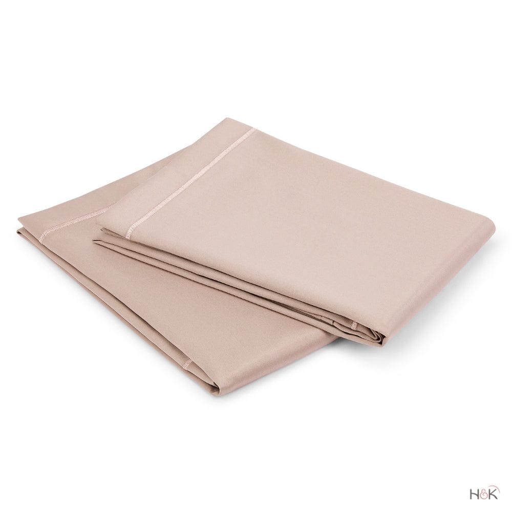 Satin Royale Golden Sand 300TC Satin 2 Pillow Cover