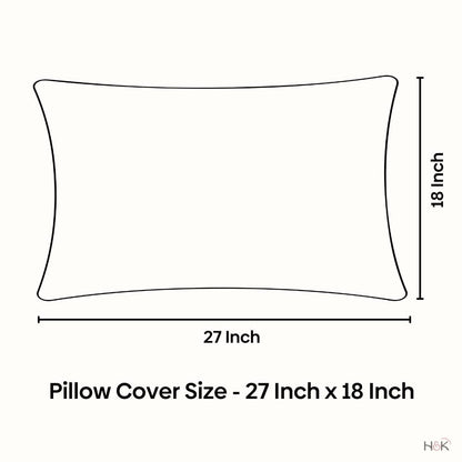 Satin Royale Golden Sand 300TC Satin 2 Pillow Cover