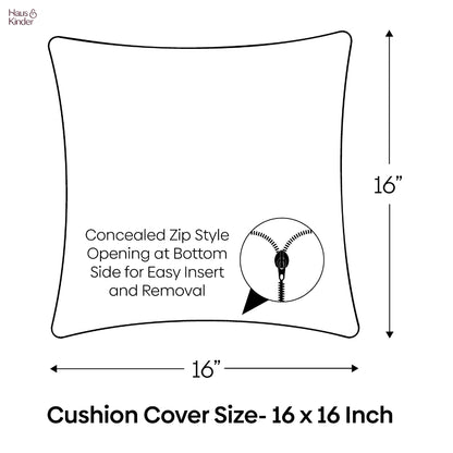 Radiance Decor & Cushion Cover Set of 6, Multicolor