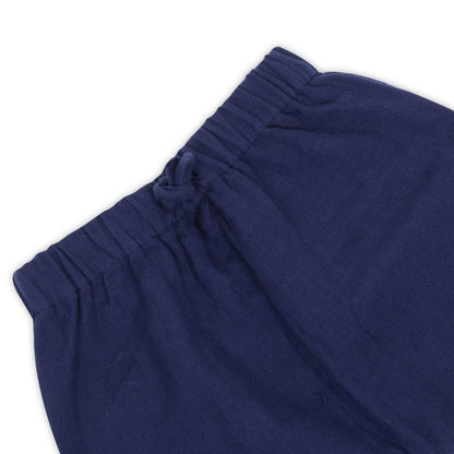 2Pc Combo Shorts Navy-White 100% Cotton & 100% Machine washable