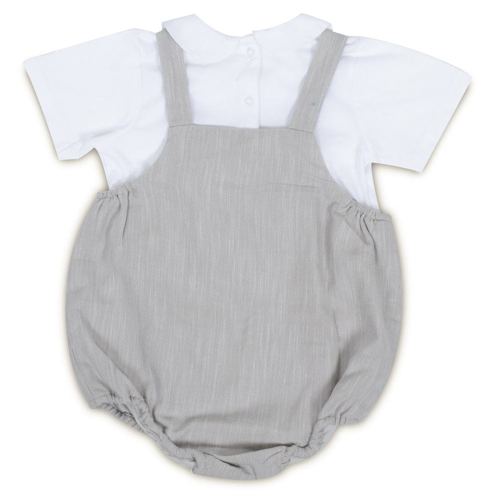 Delicate Pastle Onesie with Tee Grey 100% Cotton & 100% Machine washable