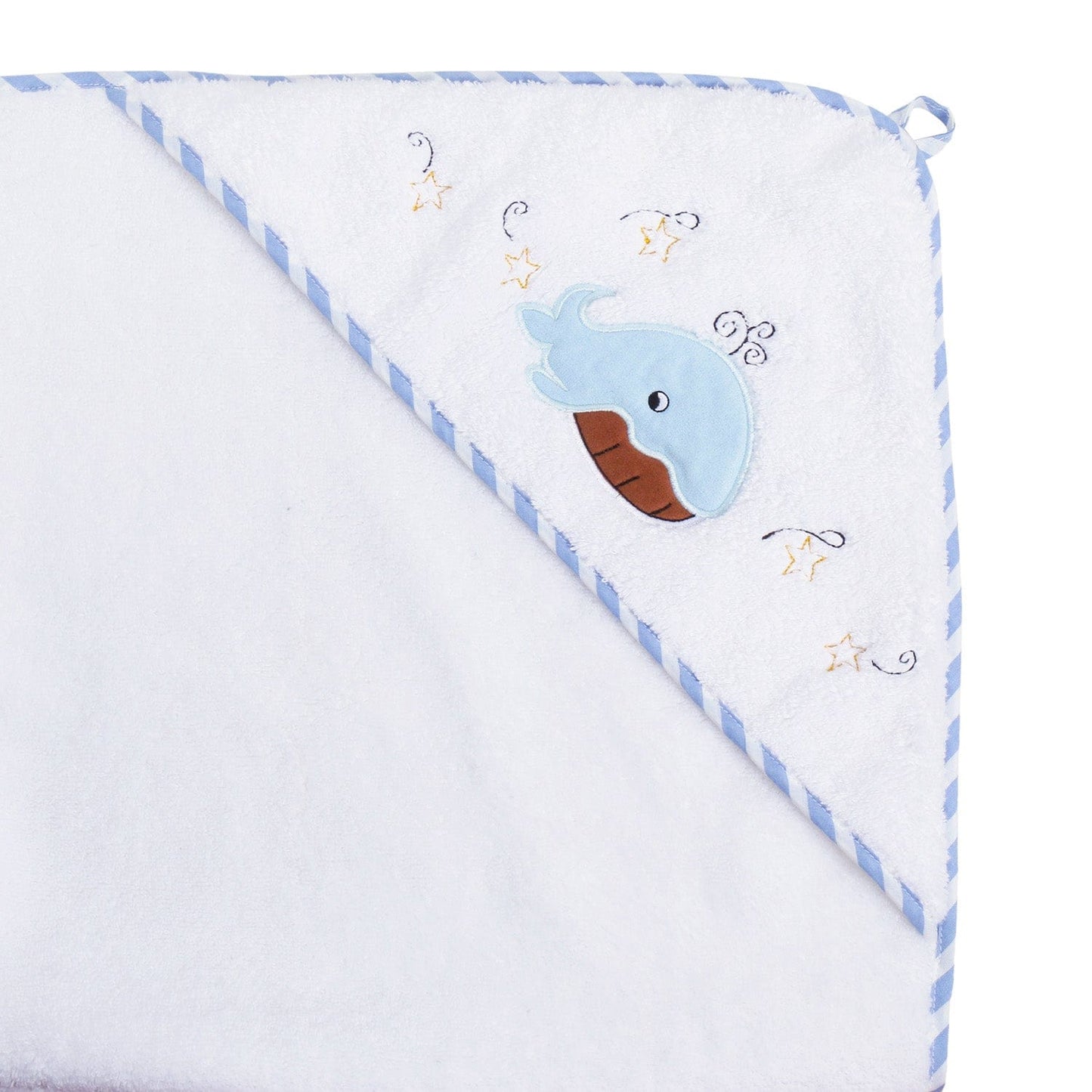 Baby Hooded Towel - White