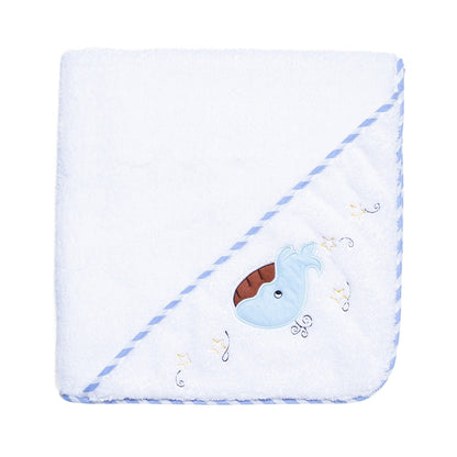 Baby Hooded Towel - White