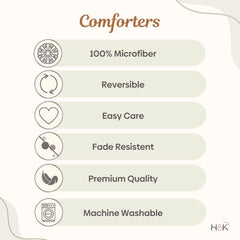 Microfibre Reversible Comforter, Blush Vineyard - Comforter | haus & kinder