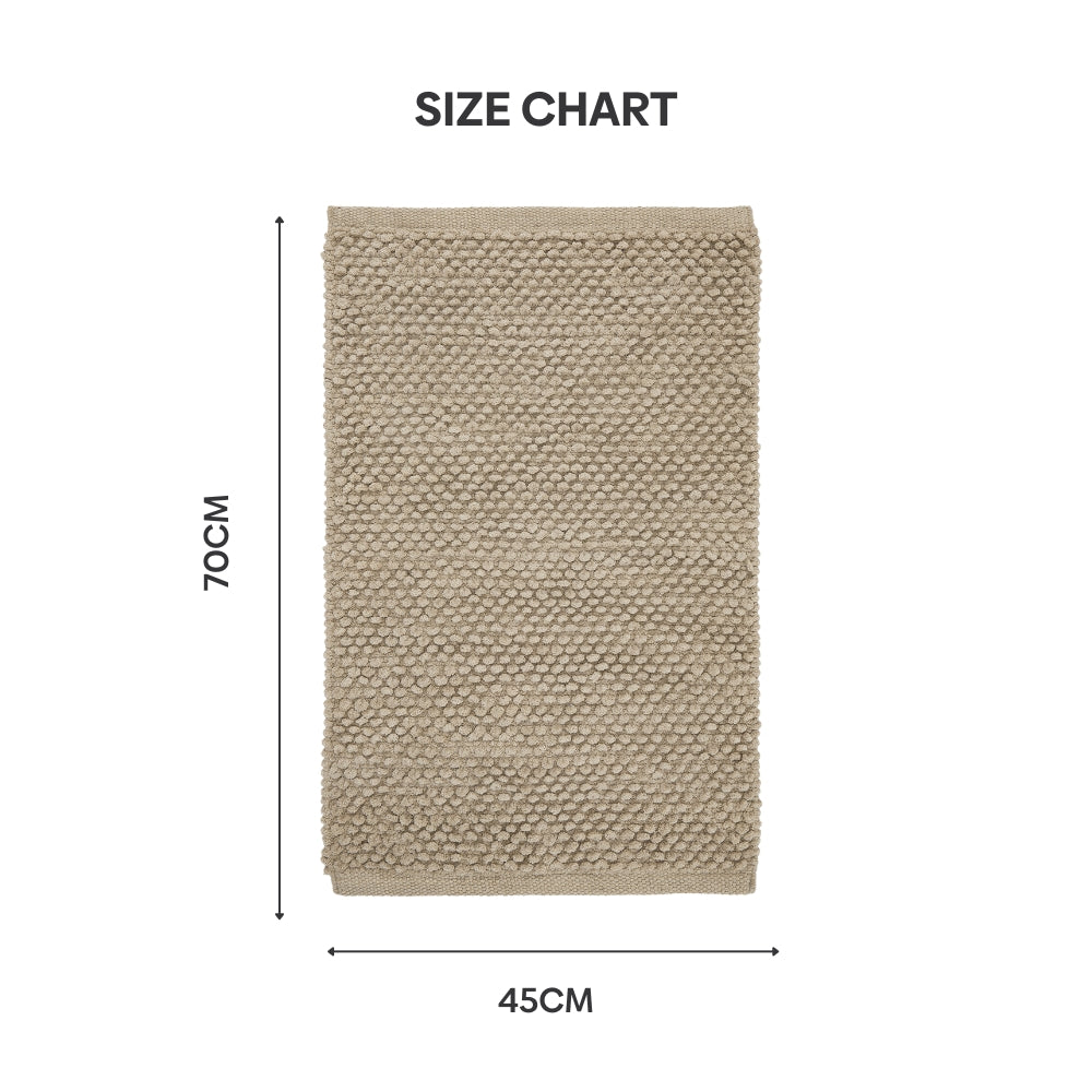 Pebblyn Popcorn Doormat, Beige