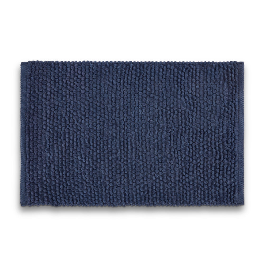 Pebblyn Popcorn Doormat, Dark Blue