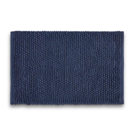 Pebblyn Popcorn Doormat, Dark Blue