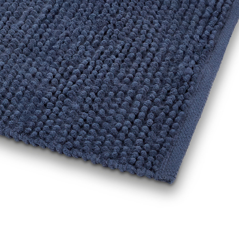 Pebblyn Popcorn Doormat, Dark Blue