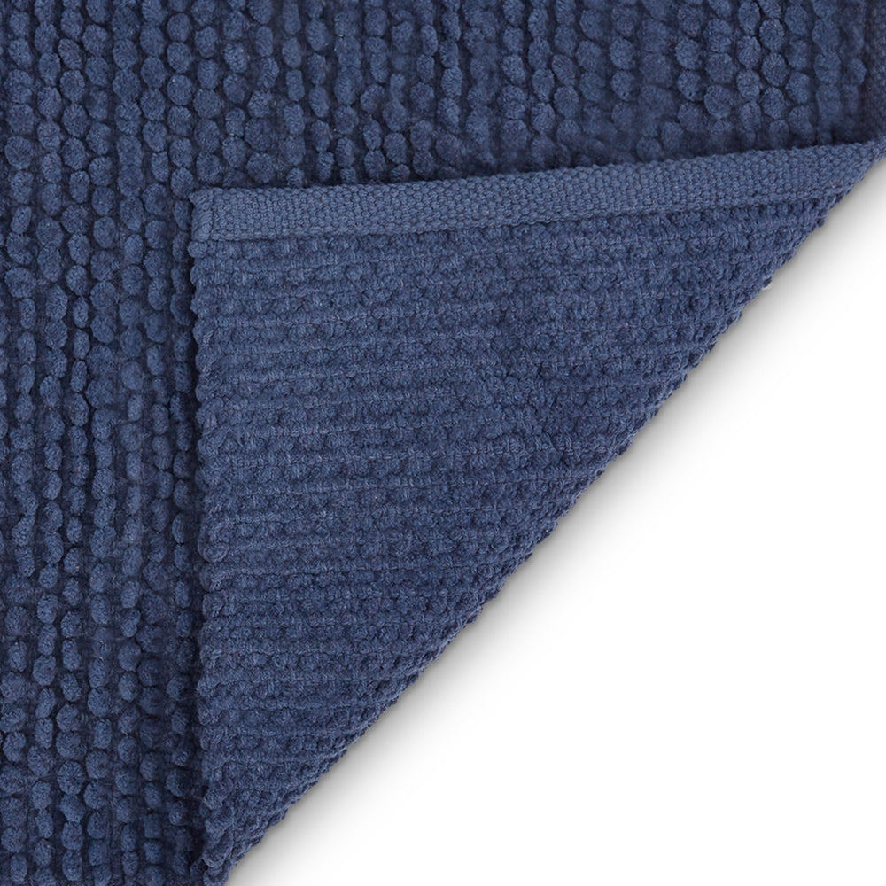 Pebblyn Popcorn Doormat, Dark Blue