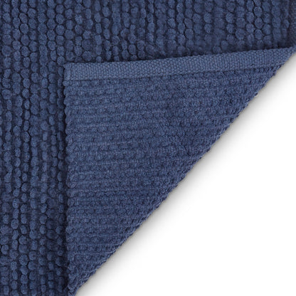 Pebblyn Popcorn Doormat, Dark Blue