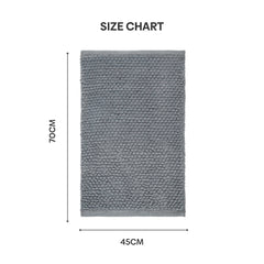 Pebblyn Popcorn Doormat, Grey - Door Mat | haus & kinder