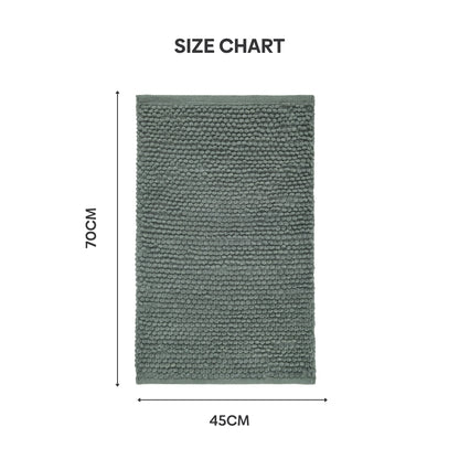 Pebblyn Popcorn Doormat, Sage Green