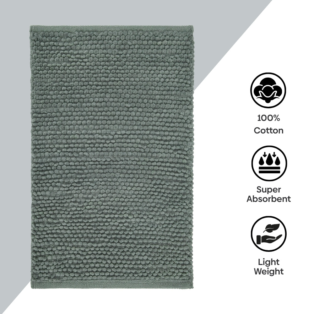 Pebblyn Popcorn Doormat, Sage Green