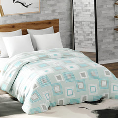 Tartan Printed Reversible Flannel AC / All season Blanket - Double - Flannel Blanket | haus & kinder
