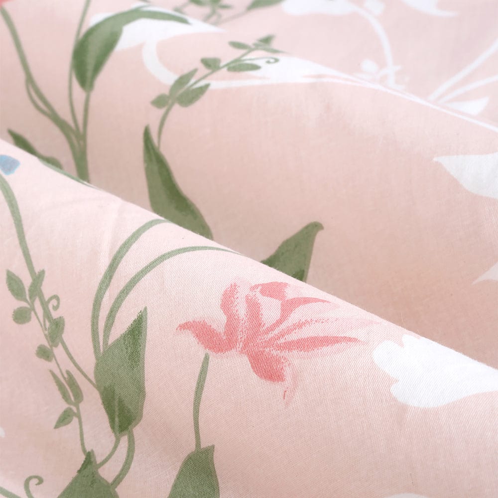 Blush Vineyard 100% Cotton Bedsheet, 186 TC - Bedsheets | haus & kinder