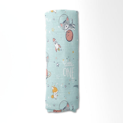 Spacewalk Collection Muslin Swaddle
