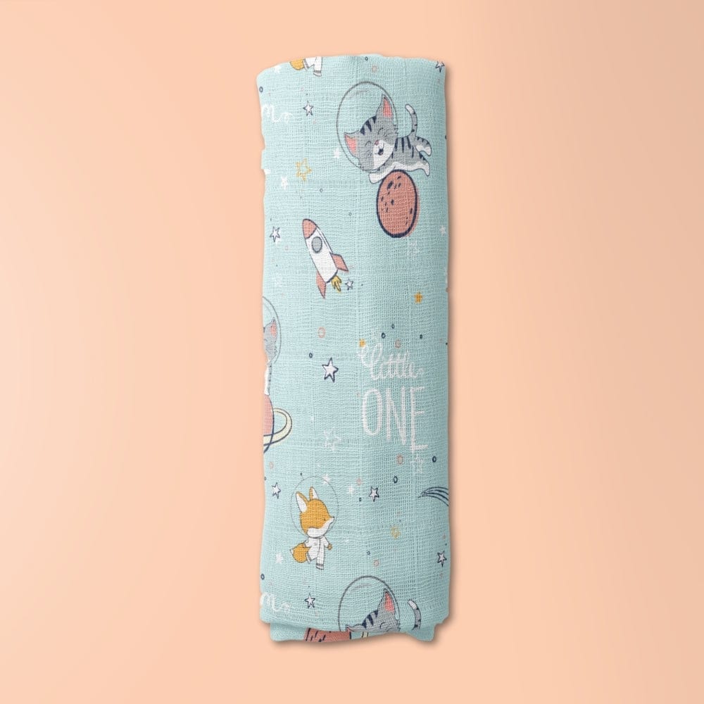 Spacewalk Collection Muslin Swaddle
