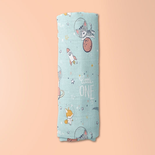Spacewalk Collection Muslin Swaddle