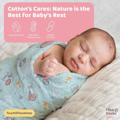 Spacewalk Collection Muslin Swaddle